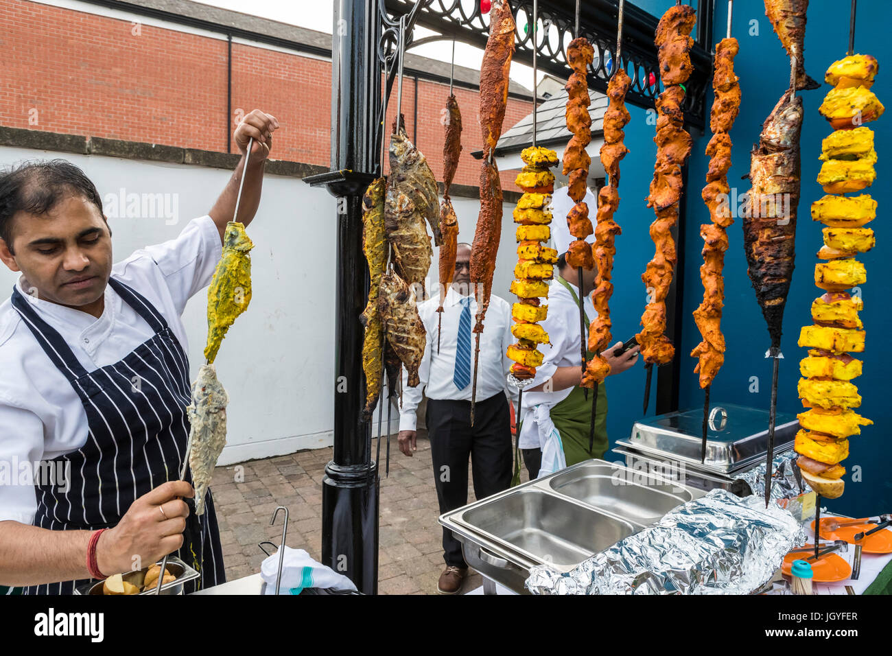 Grand opening of the Mint & Mustard Indian Street Kitchen in Chepstow