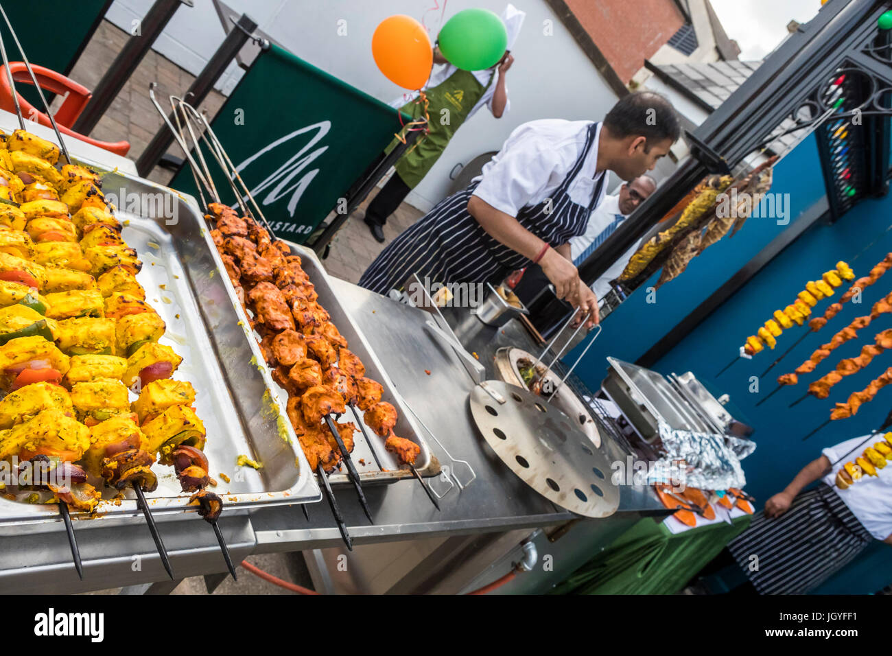 Grand opening of Mint & Mustard's Indian Street Kitchen in Chepstow