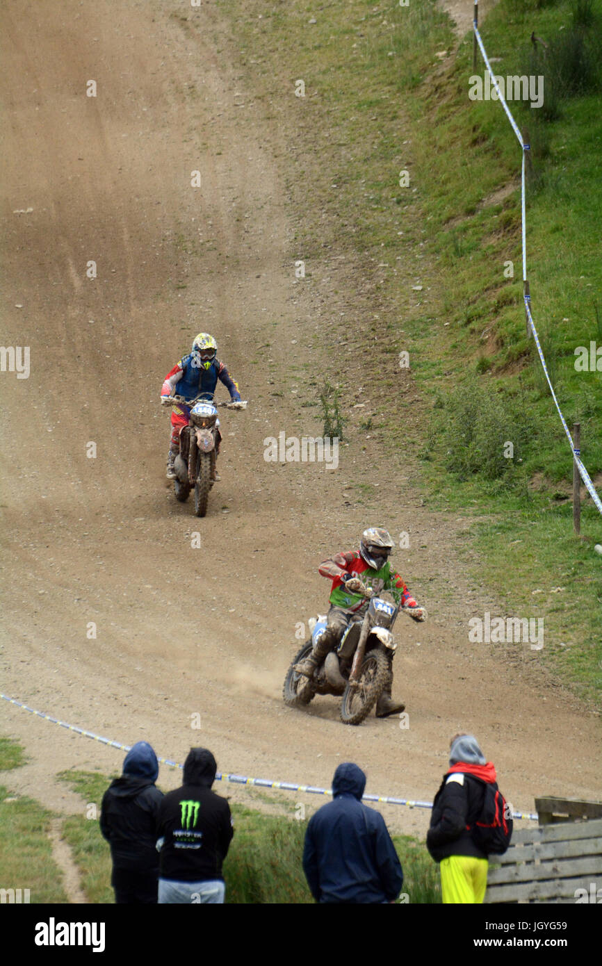 Action from the Welsh 2 Day Enduro at Llandrindod Wells Stock Photo Alamy
