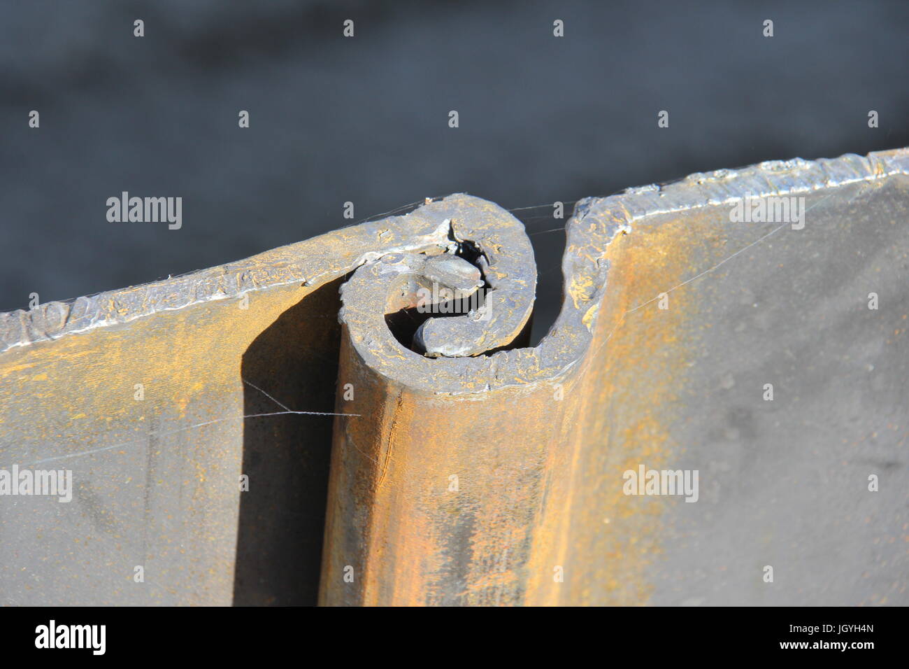 Sheet Metal Joint Stock Photo Alamy