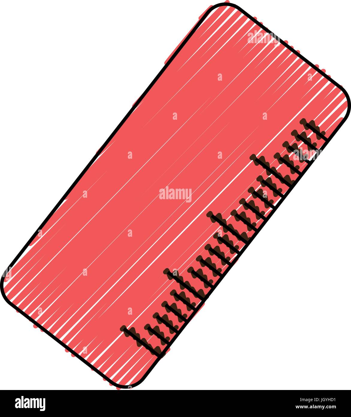 Cute ruler cartoon icon vector illustration graphic design Stock Vector ...