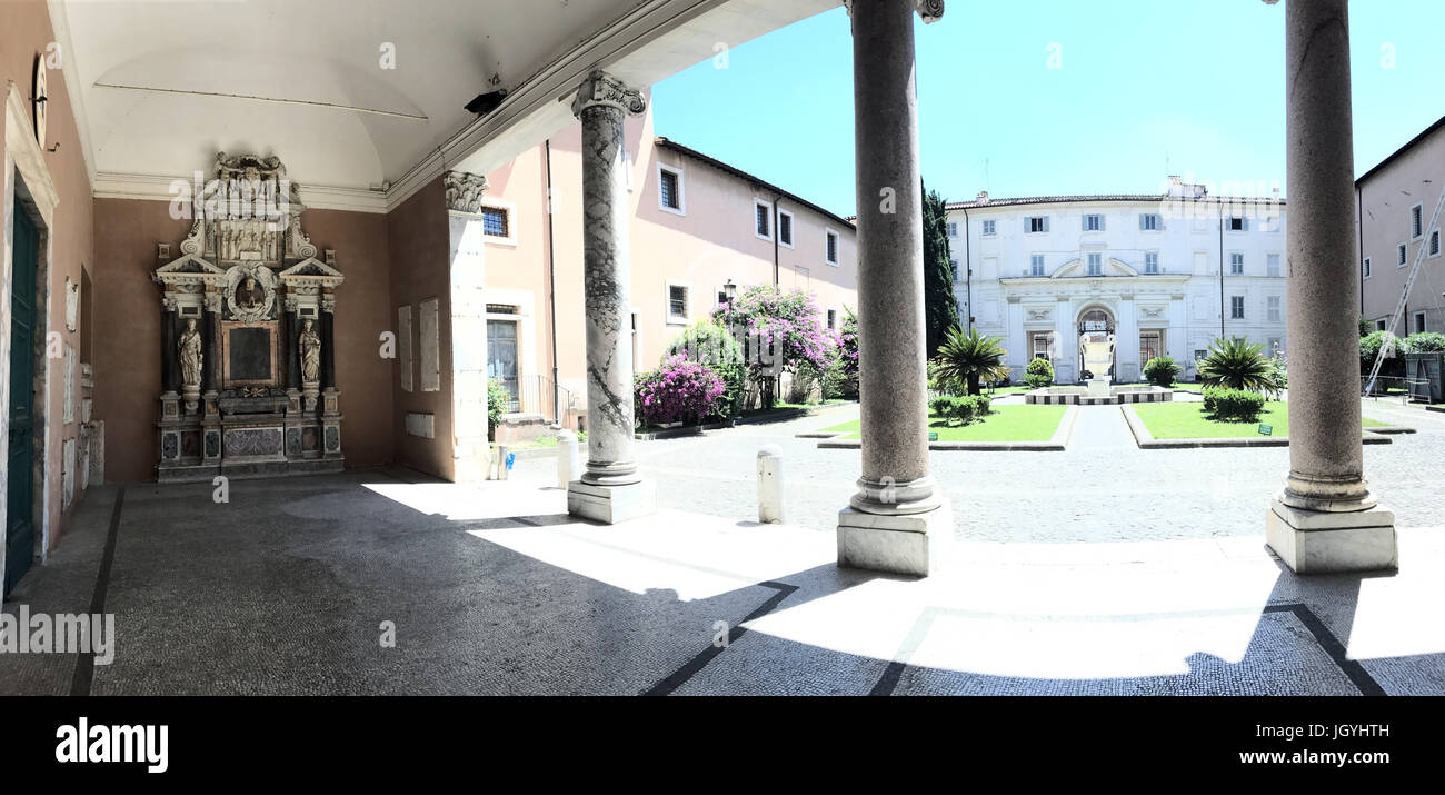 Saint Cecilia, the Basilica di Santa Cecilia in Trastevere, Rome Italy