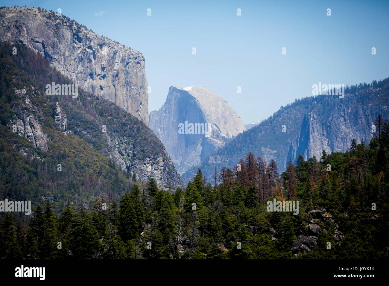 Half Dome in Yosemite National Park Stock Photo - Alamy