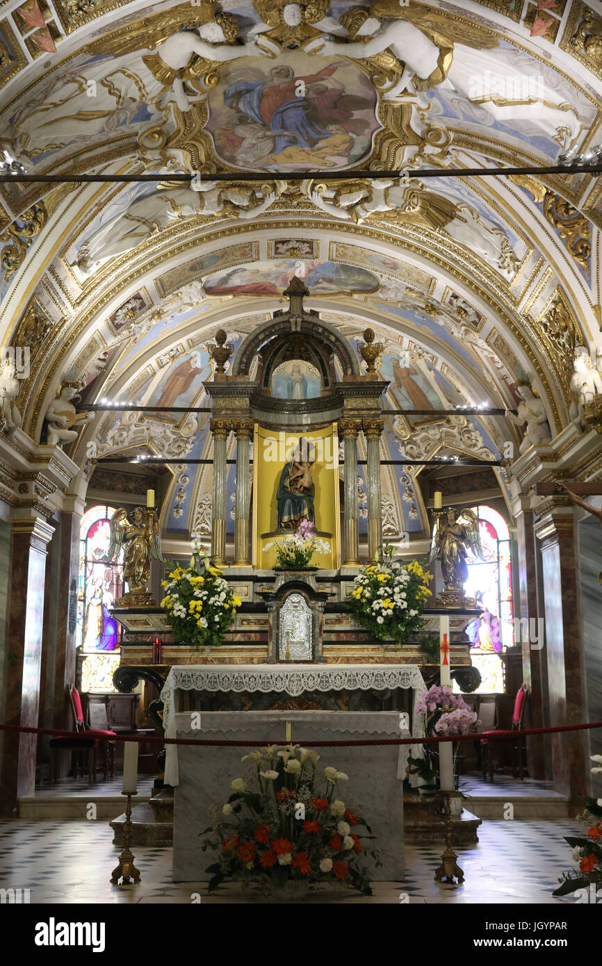 Pilgrimage church Madonna del Sasso.  Orselina. Switzerland. Stock Photo