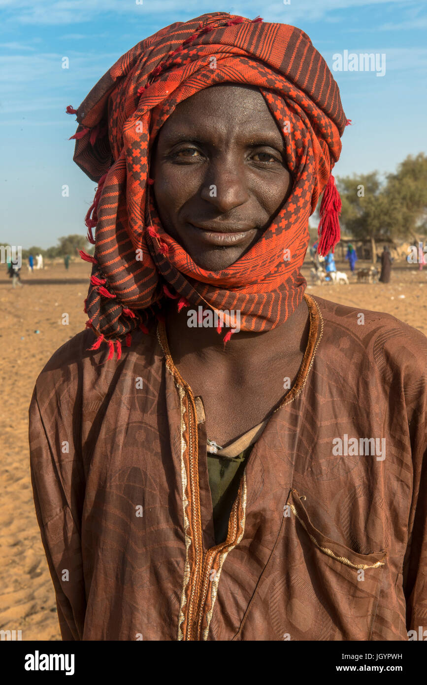 Peul Man Senegal Stock Photo Alamy
