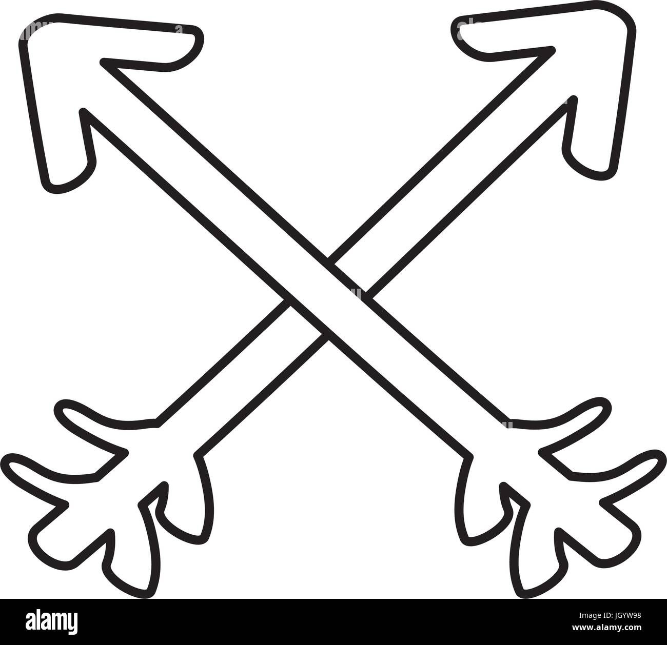 arrows decorative frame icon Stock Vector Image & Art - Alamy