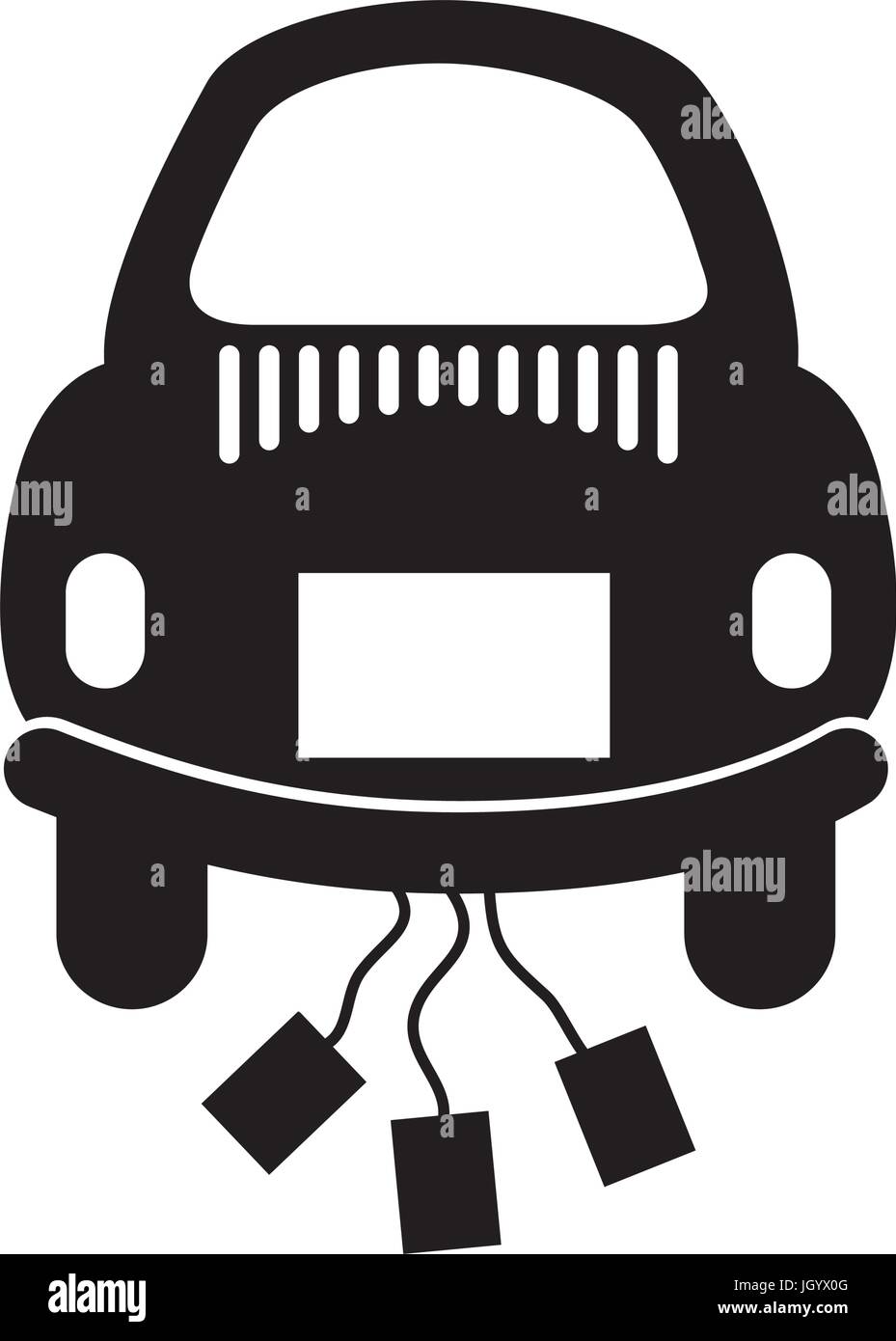 Car of newlyweds icon Stock Vector Image & Art - Alamy