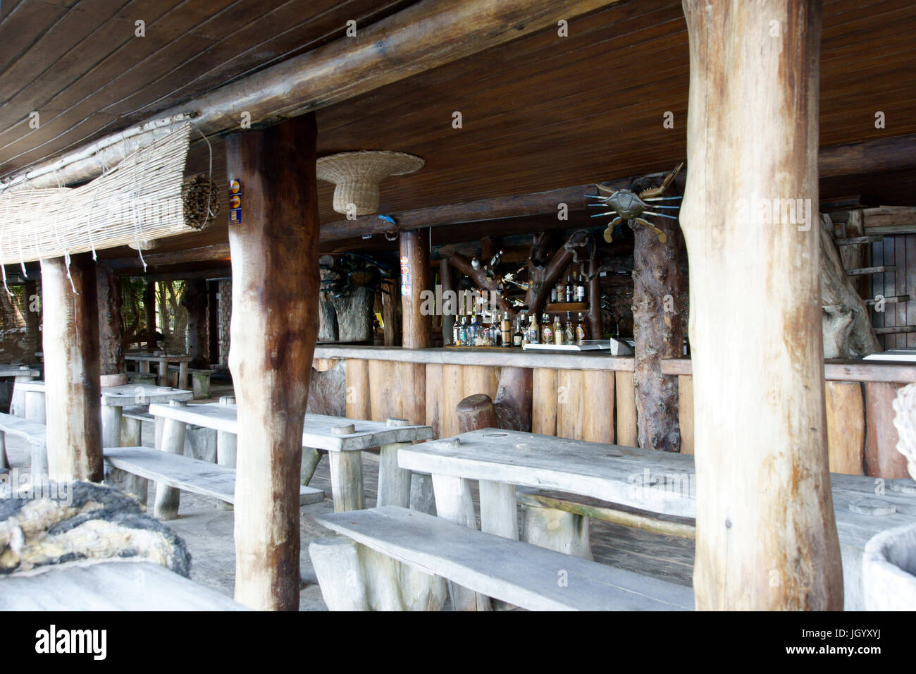 Bar and Restaurant, São Paulo Hill, Salvador, Bahia, Brazil Stock Photo