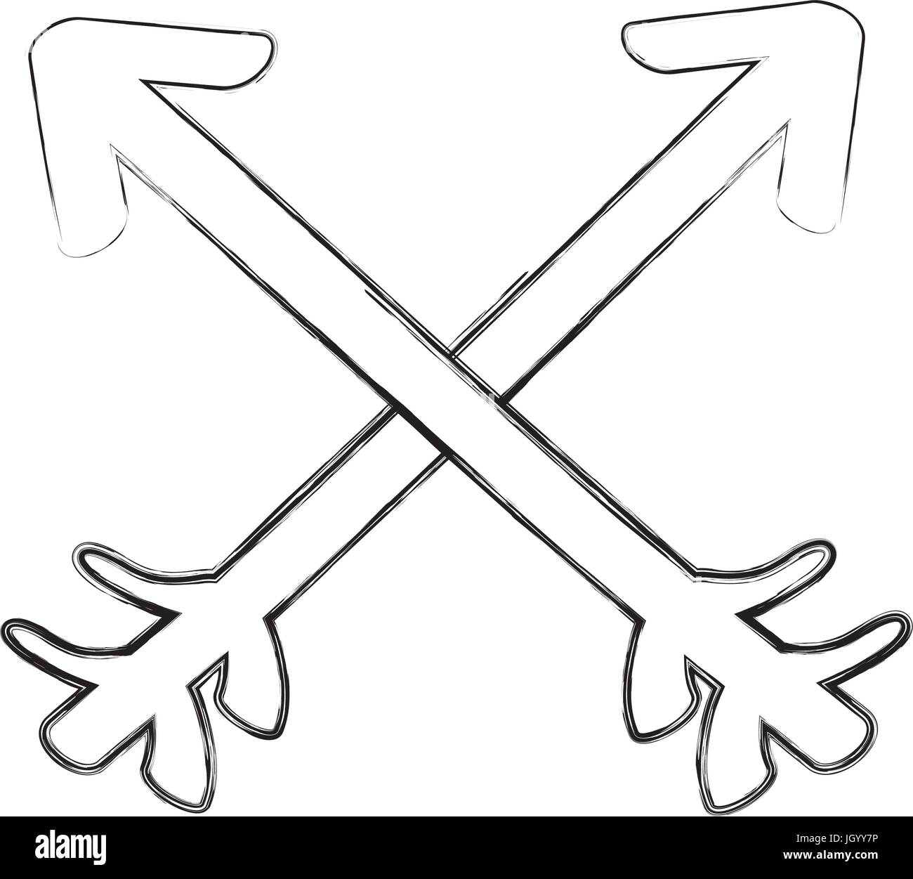 arrows decorative frame icon Stock Vector Image & Art - Alamy