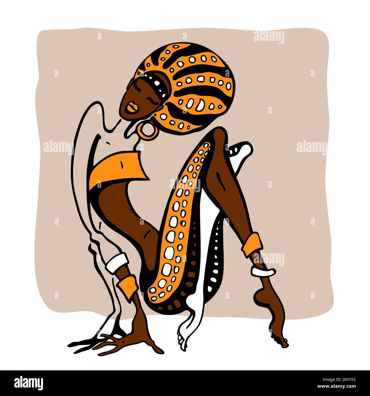 African Attire Stock Vector Images Alamy 9706