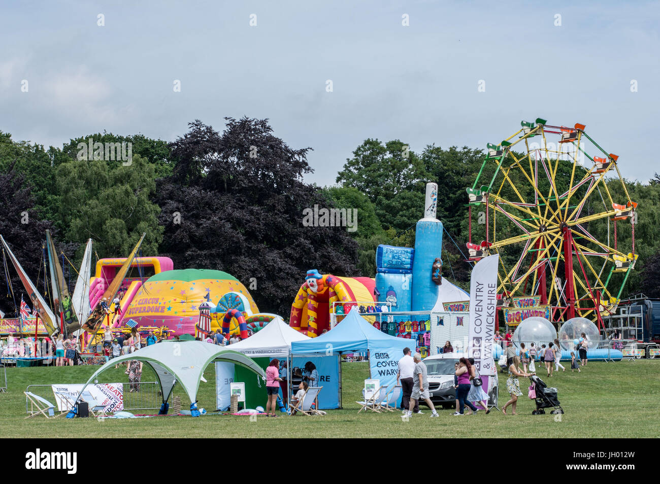 Family Funfair at Coventry Godiva Music Festival, Memorial Park