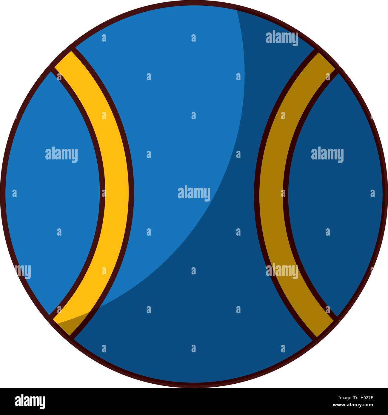 tennis ball isolated icon Stock Vector Image & Art - Alamy