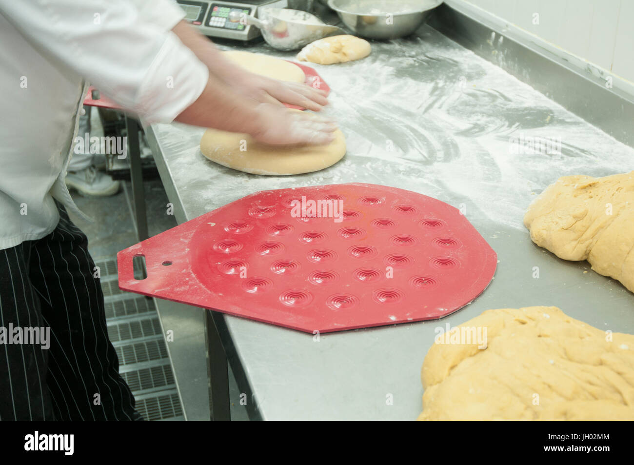 Professional breadmaking making bread Stock Photo - Alamy