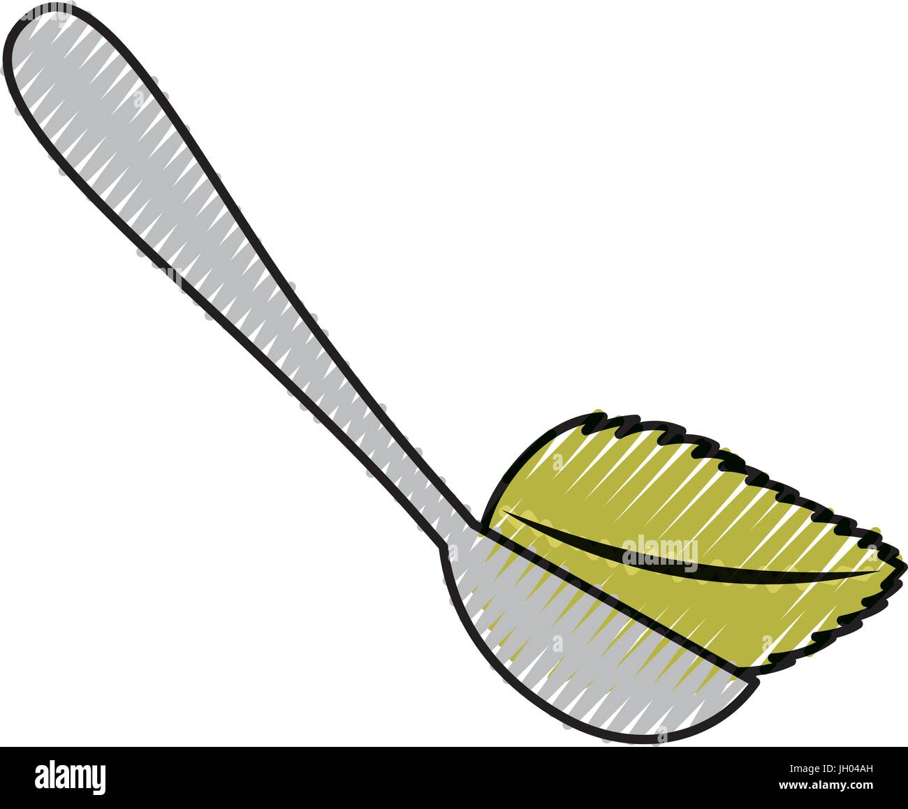 spoon with tea leaf product icon Stock Vector Image & Art - Alamy