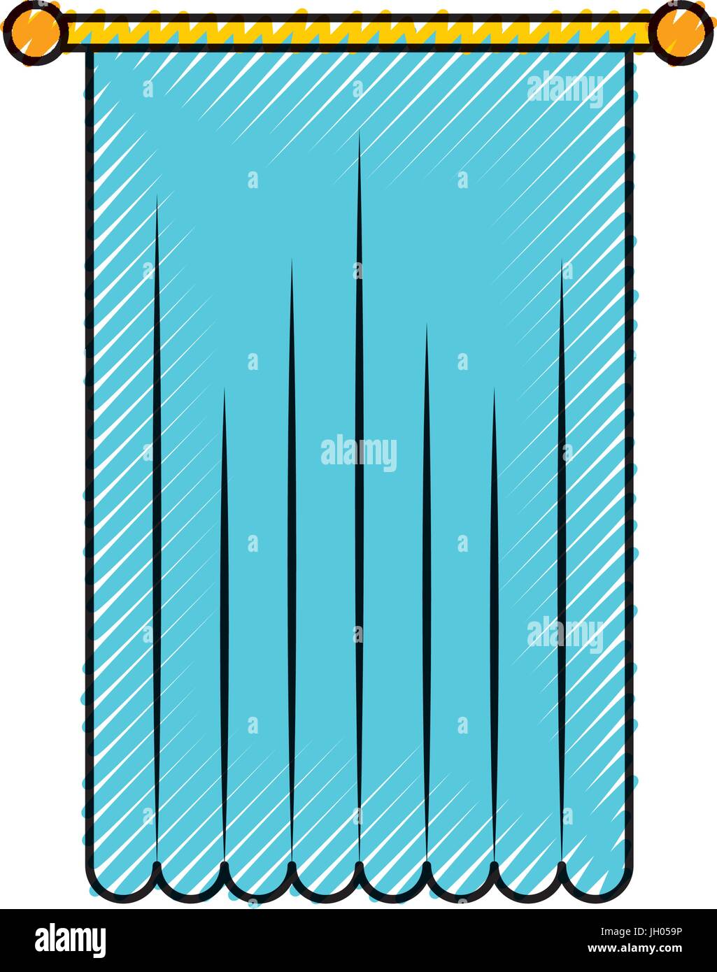 window curtain isolated icon Stock Vector Image & Art - Alamy