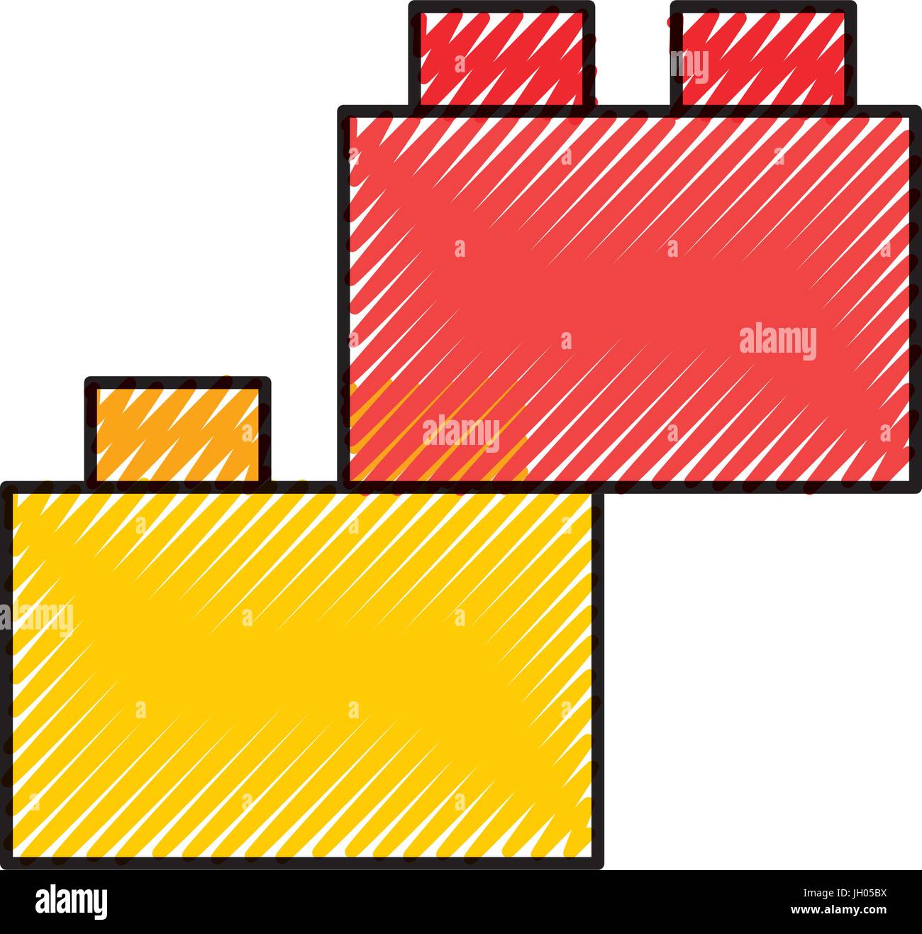 Block tower building children Stock Vector Images - Alamy