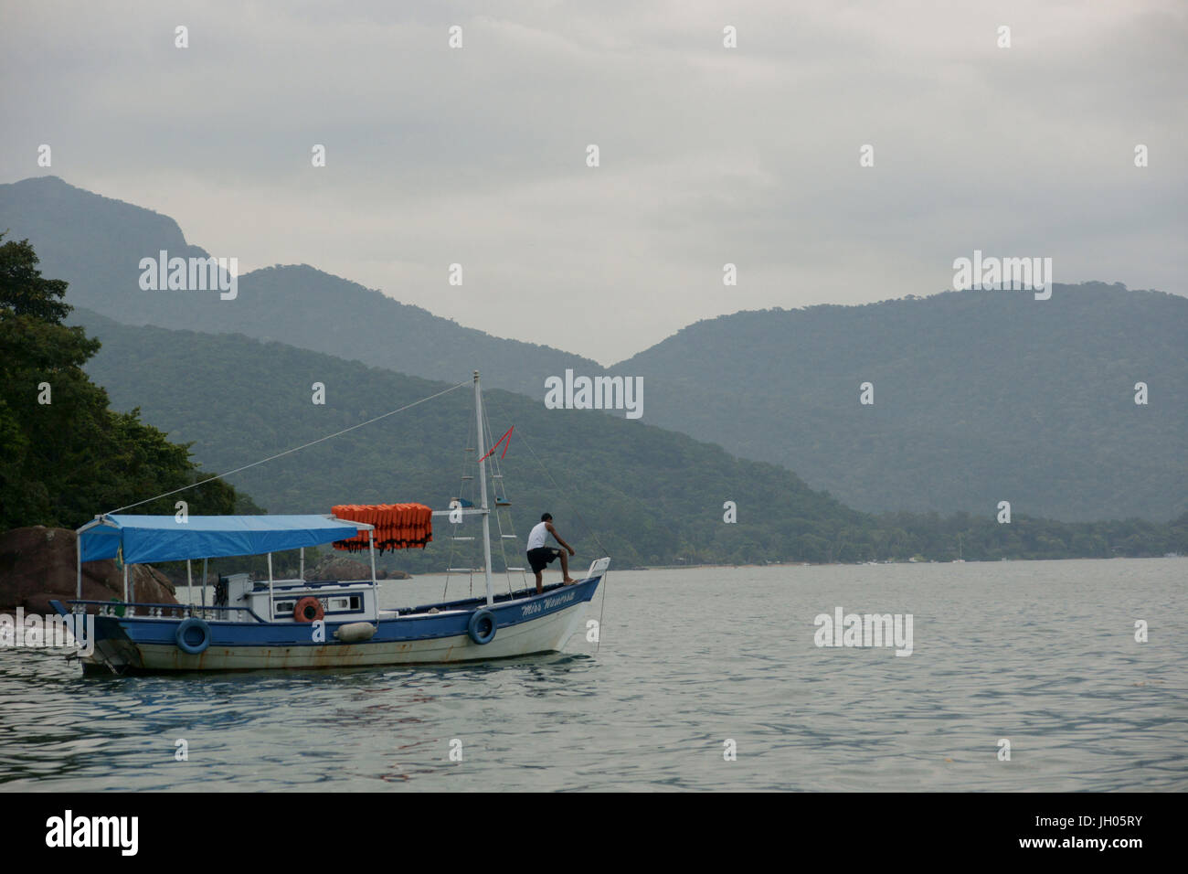 Boat person black sea landscape hi-res stock photography and images - Alamy