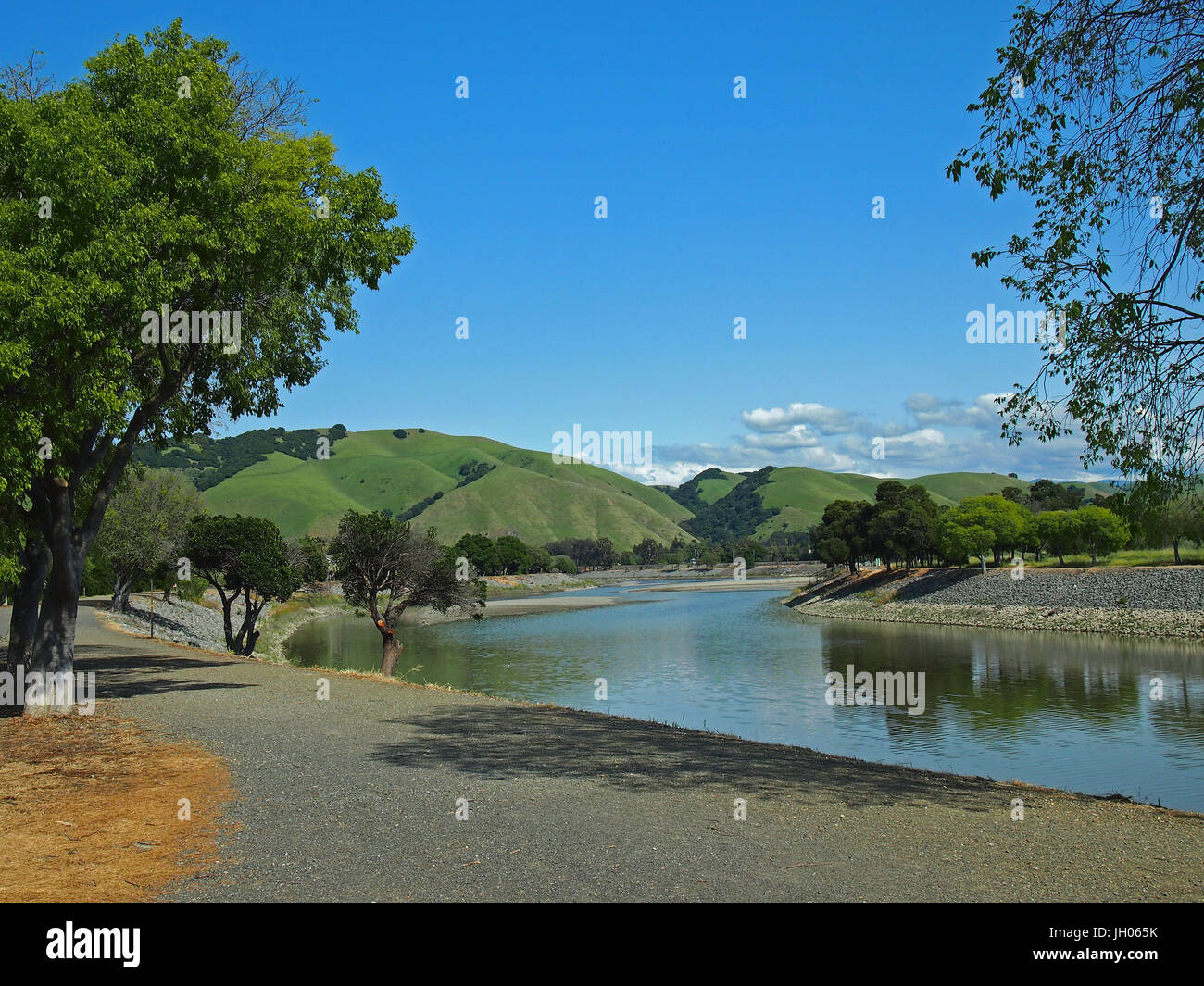 Alameda Creek Regional Trail,  Fremont, California, CA USA Stock Photo