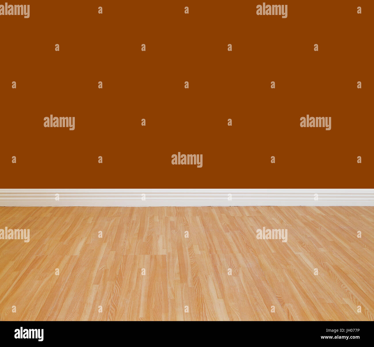House Wall Painting With Wooden Tile Floor Stock Photo 148137802