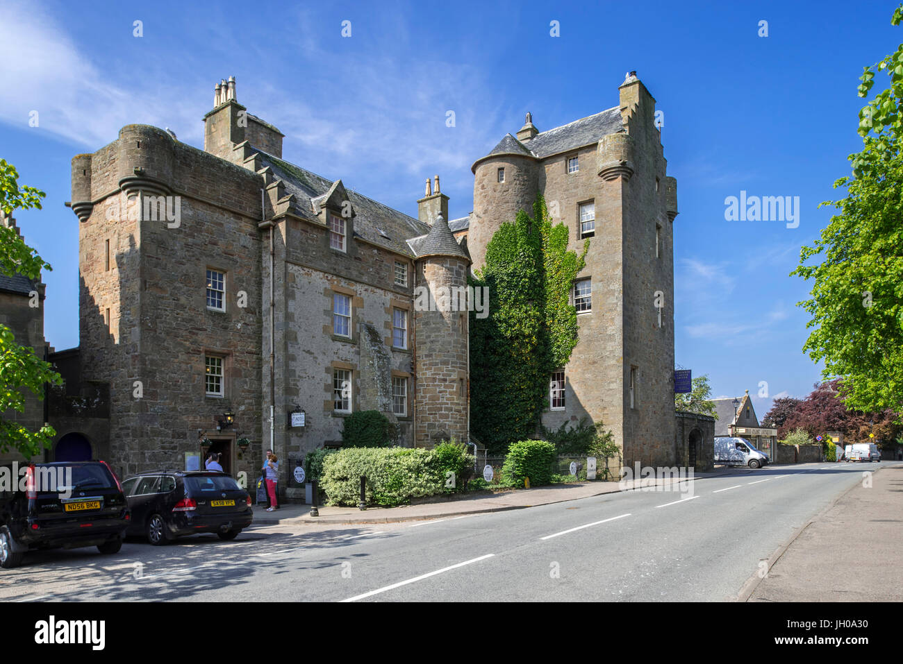 Dornoch Castle hotel, former home of the of Caithness, Sutherland, Scottish Highlands
