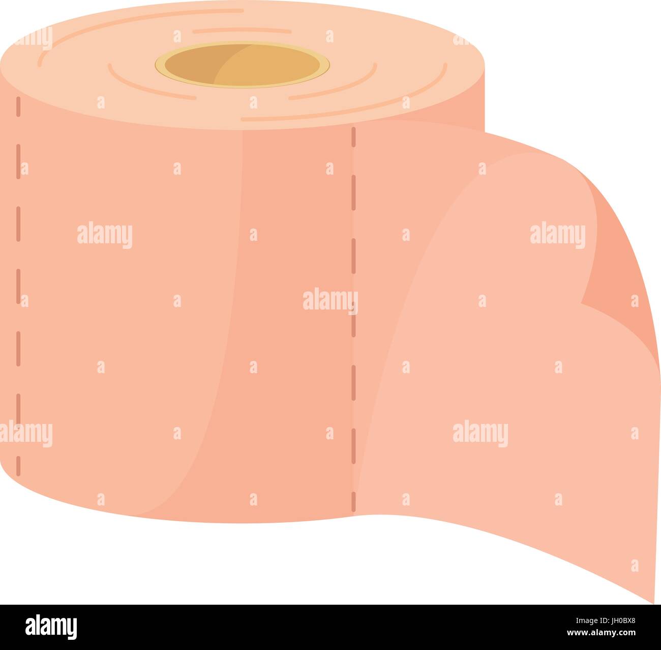 Bumf paper roll cartoon icon vector hi-res stock photography and images ...