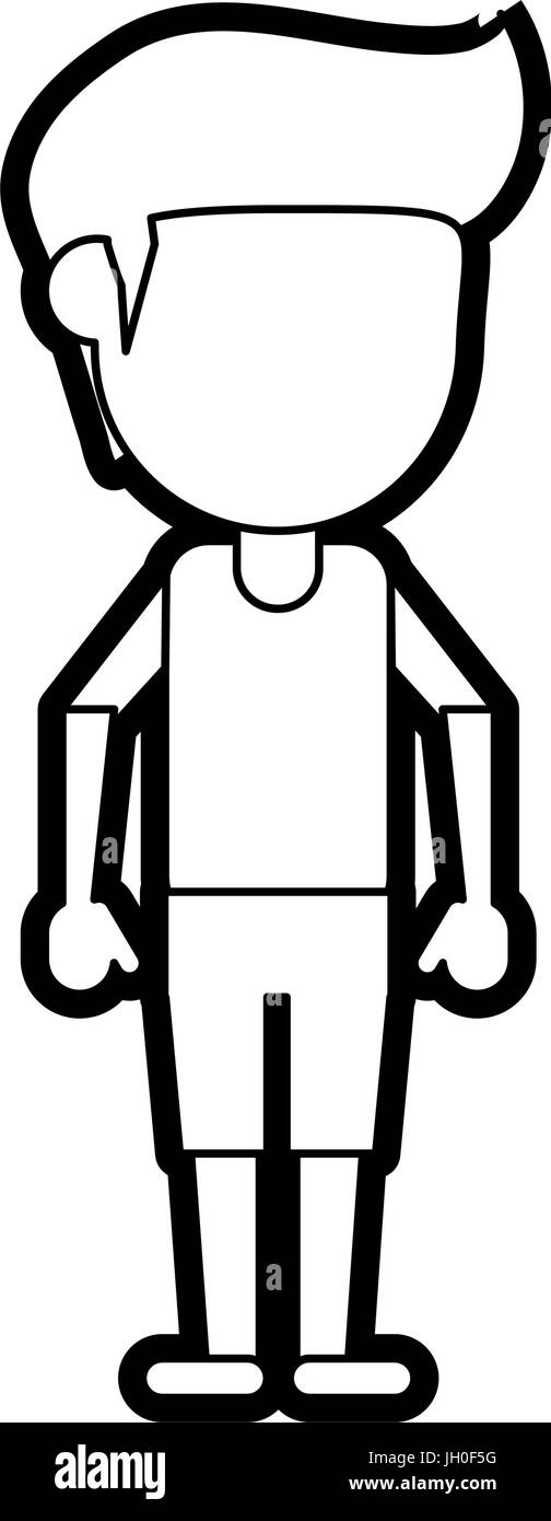 standing man vector illustration Stock Vector Image & Art - Alamy