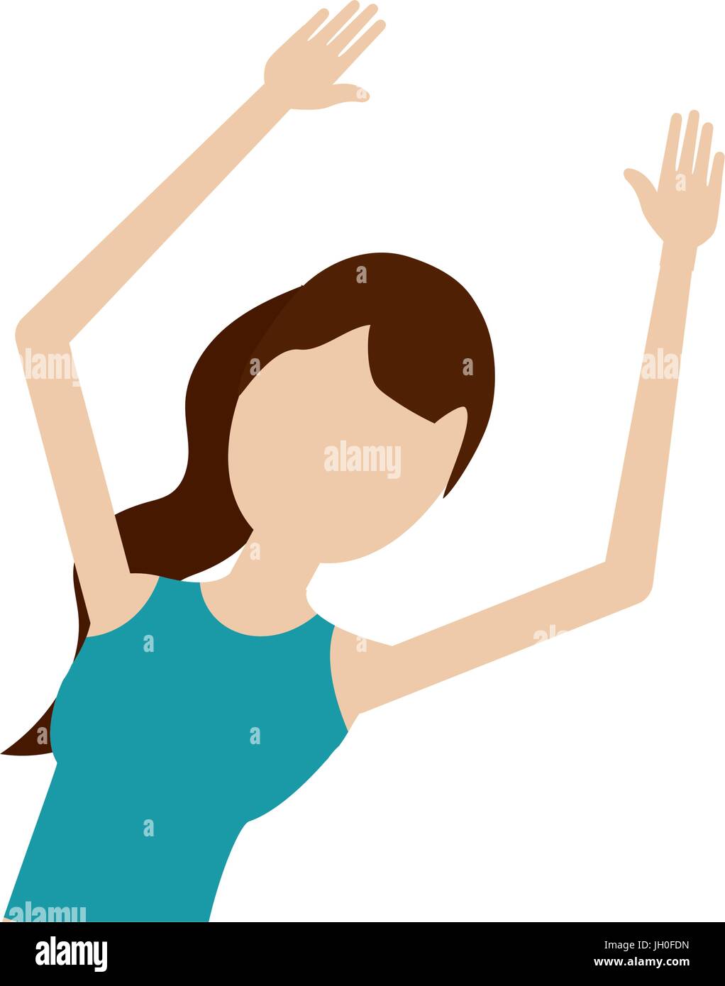 healthy woman doing exercise Stock Vector Image & Art - Alamy