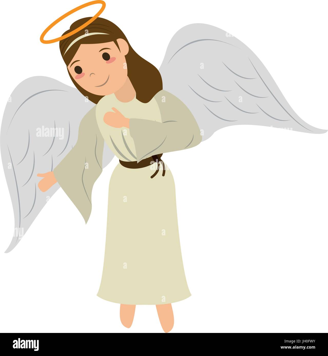 angel cute cartoon icon image Stock Vector Image & Art - Alamy