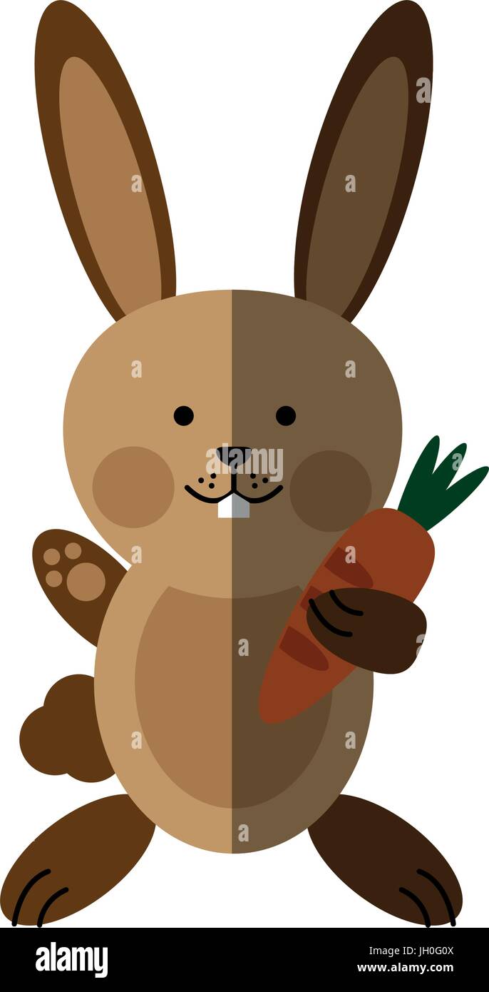 cute rabbit or bunny icon image Stock Vector Image & Art - Alamy