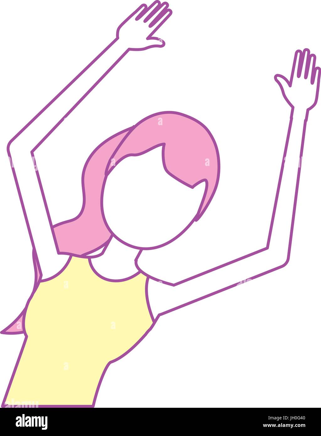 healthy woman doing exercise Stock Vector Image & Art - Alamy