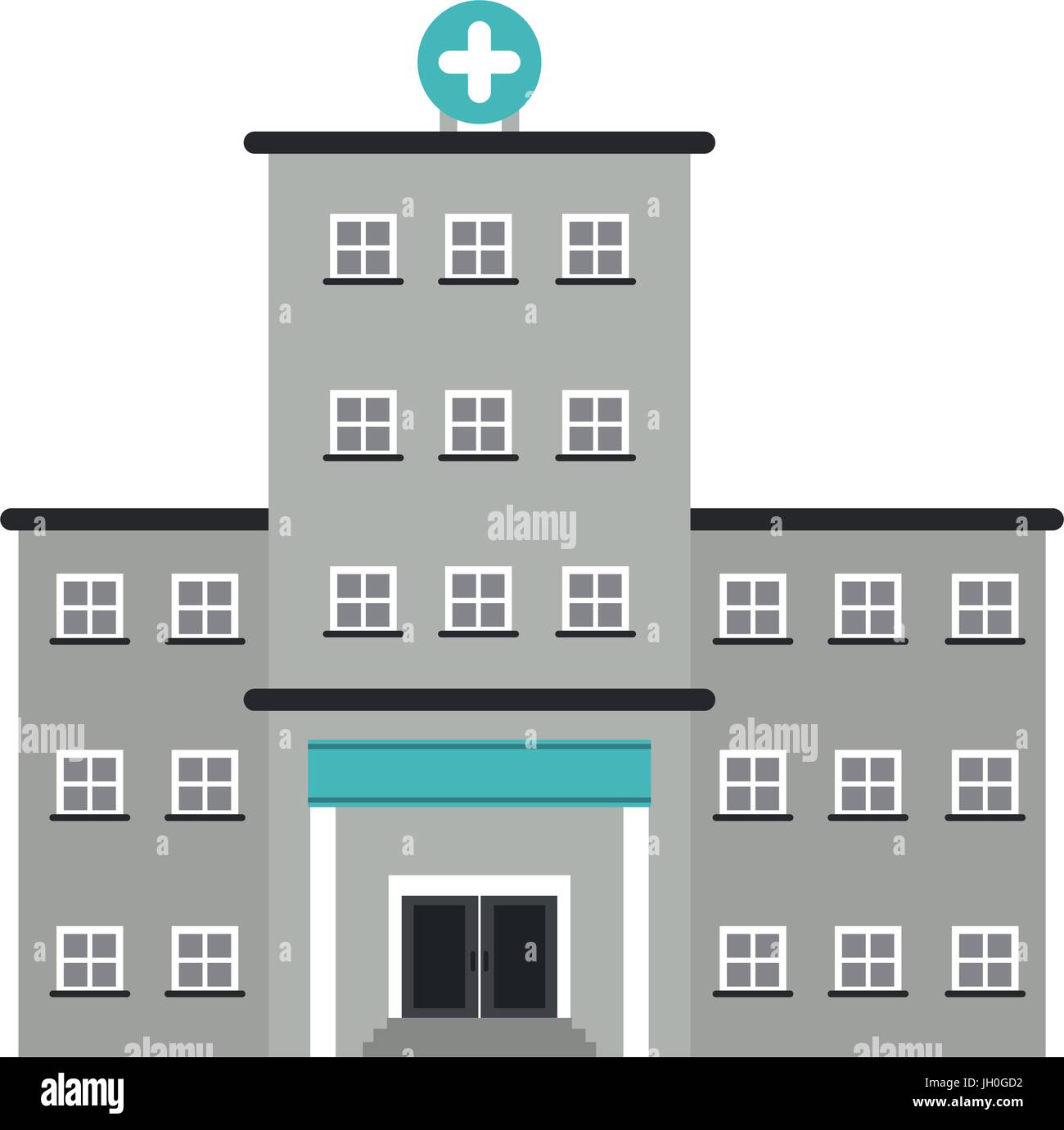 hospital building icon image Stock Vector Image & Art - Alamy