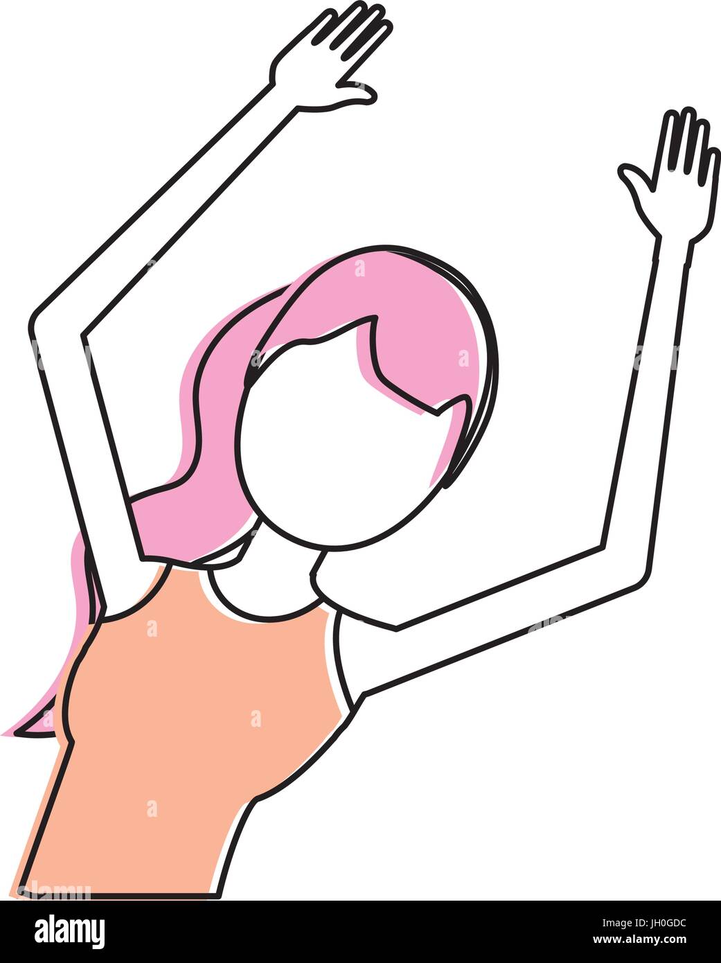 healthy woman doing exercise Stock Vector Image & Art - Alamy