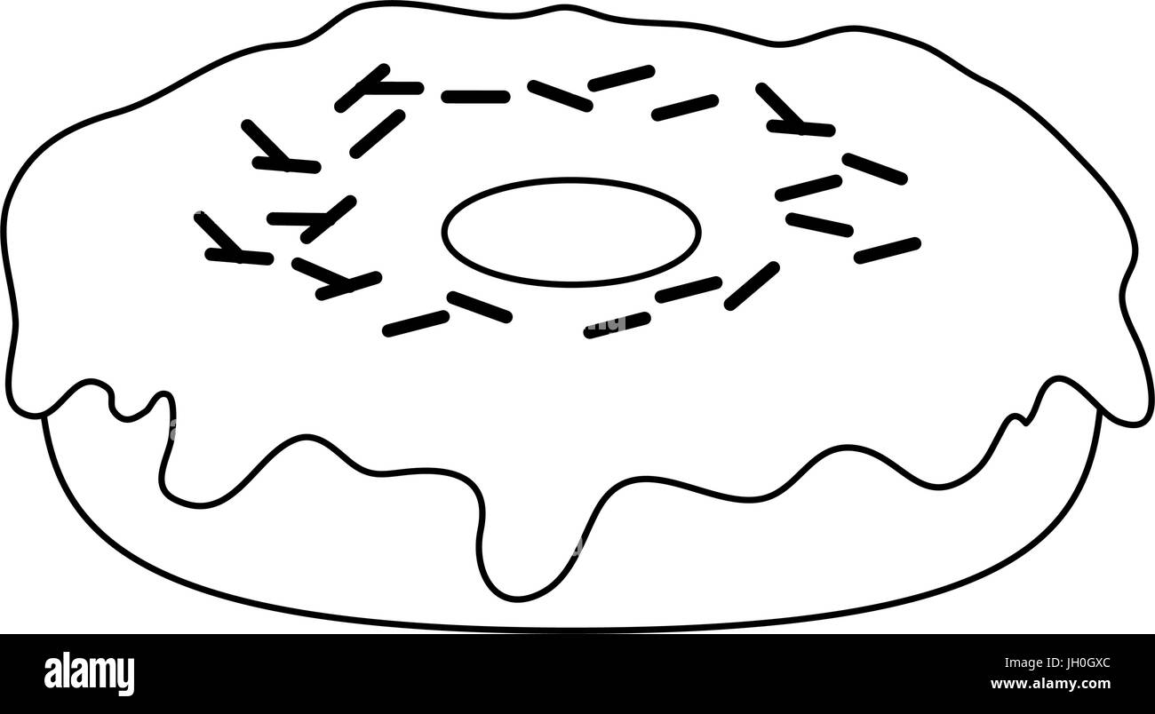 donut with sprinkles pastry icon image Stock Vector Image & Art Alamy