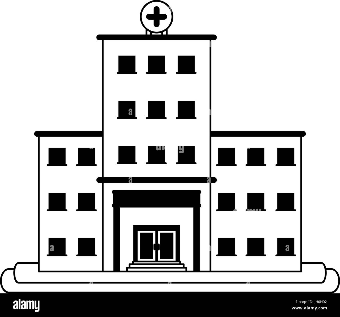 hospital building icon image Stock Vector Image & Art - Alamy