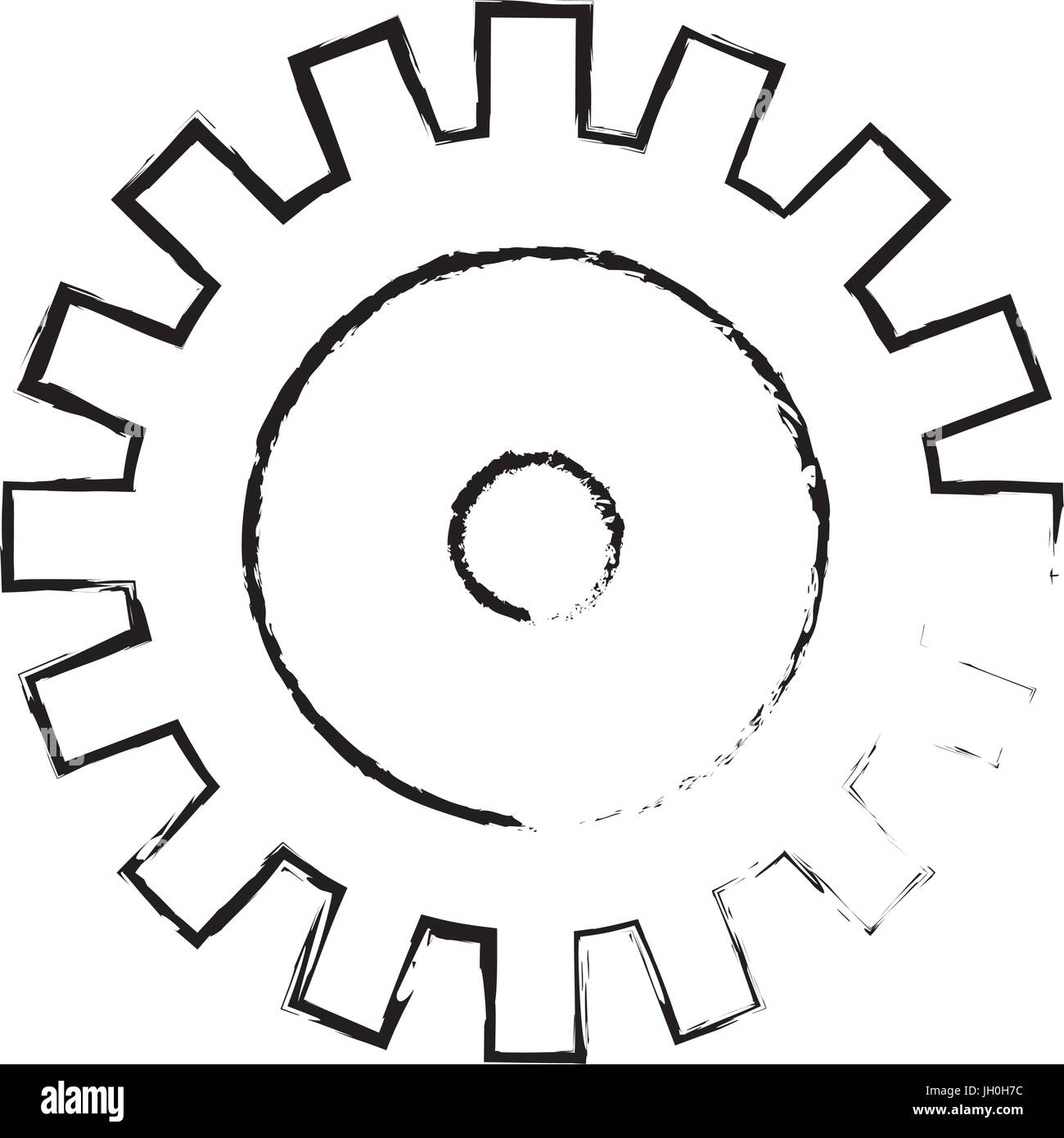 figure industry gear to process engineering Stock Vector Image & Art ...