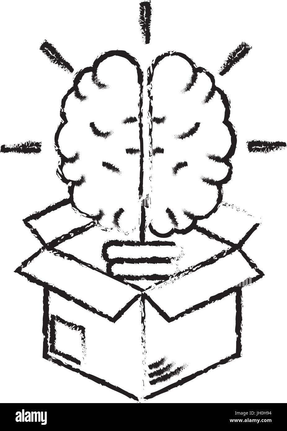 Empty brain Black and White Stock Photos & Images - Alamy