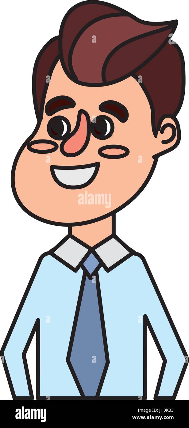 happy groom with hairstyle and elegant suit Stock Vector Image & Art ...
