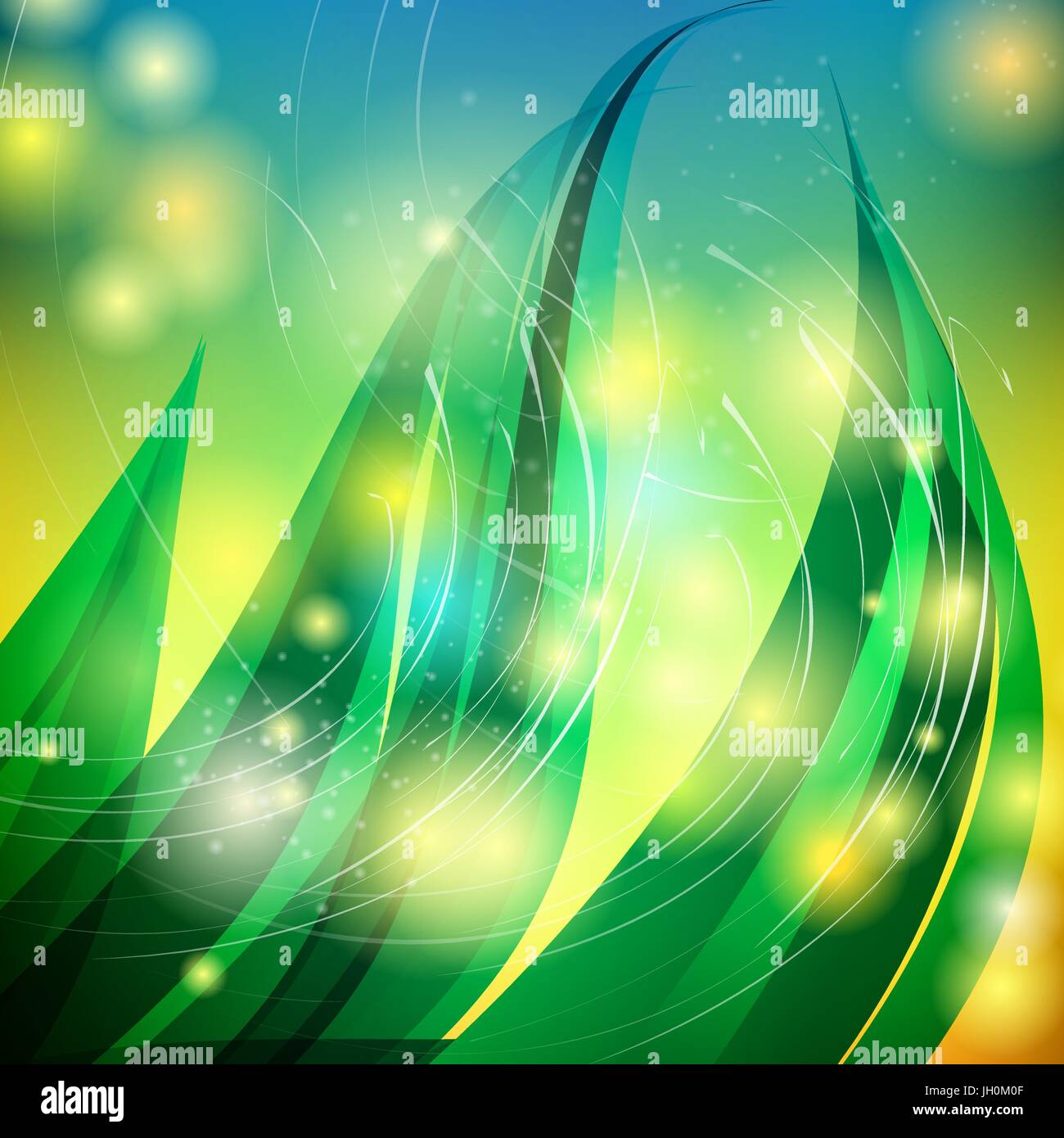 Vector abstract defocused bokeh lights background. Festive blurred ...