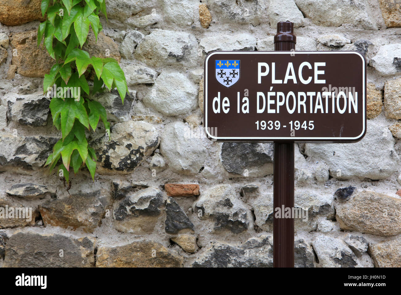 Place of the DŽportation. 1939 - 1945. Moulins. France. Stock Photo