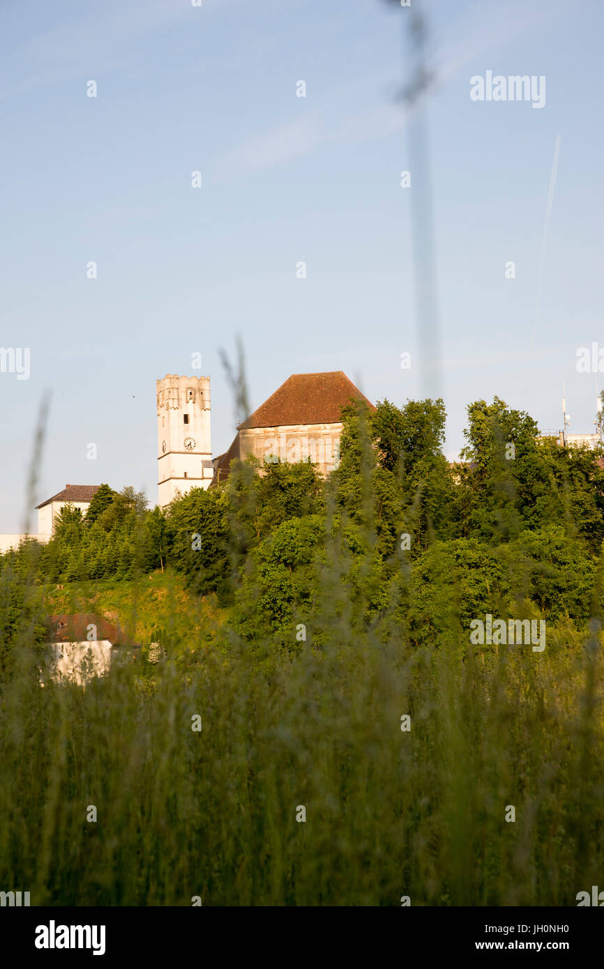 Pfarrkirche Arbing, Schlossberg, Perg, Mühlviertel, Oberösterreich, Österreich, Schloss, Arbing Stock Photo
