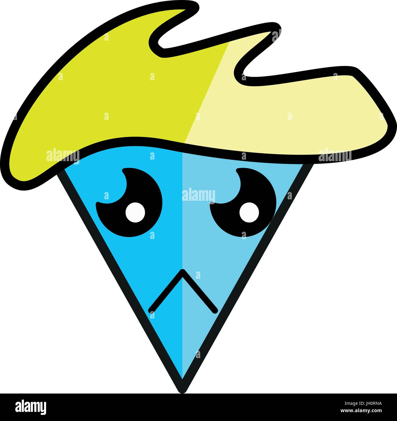 The triangle of sadness Stock Vector Images Alamy