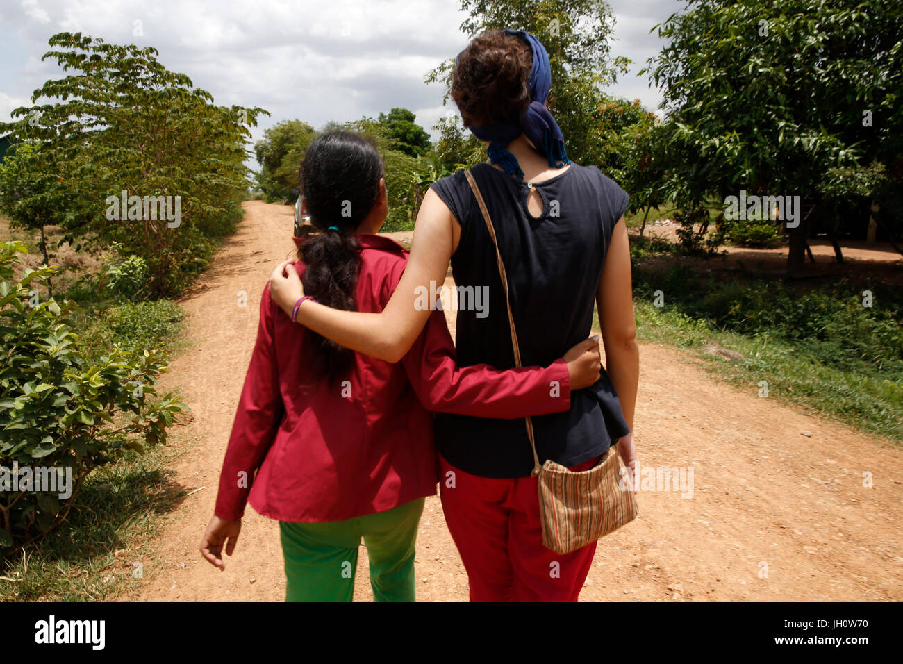 Arrupe Karuna Krom outreach program run by the Catholic church (jesuits) in Battambang, Cambodia. Stock Photo