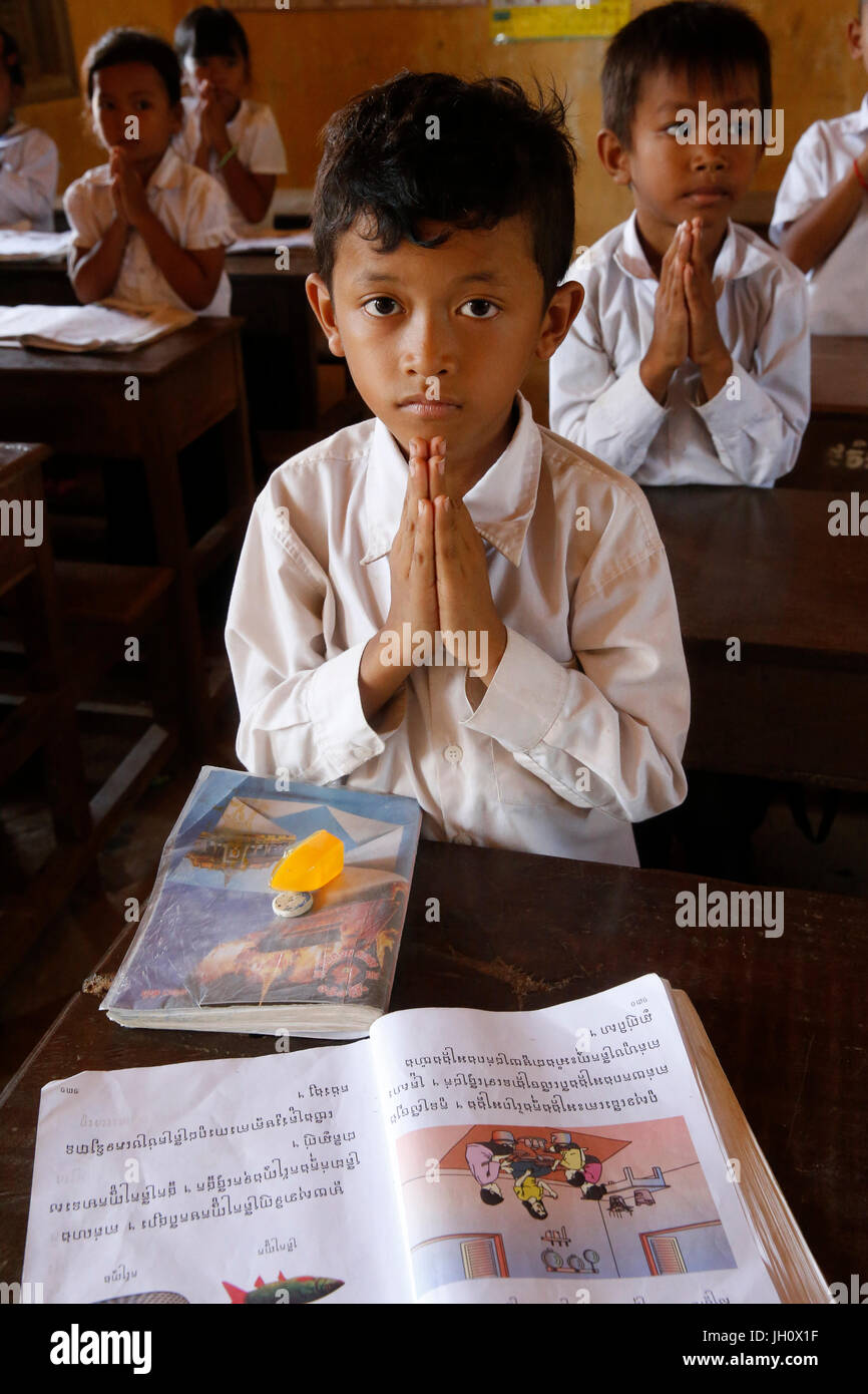 Khmer schoolchildren. Cambodia Stock Photo - Alamy