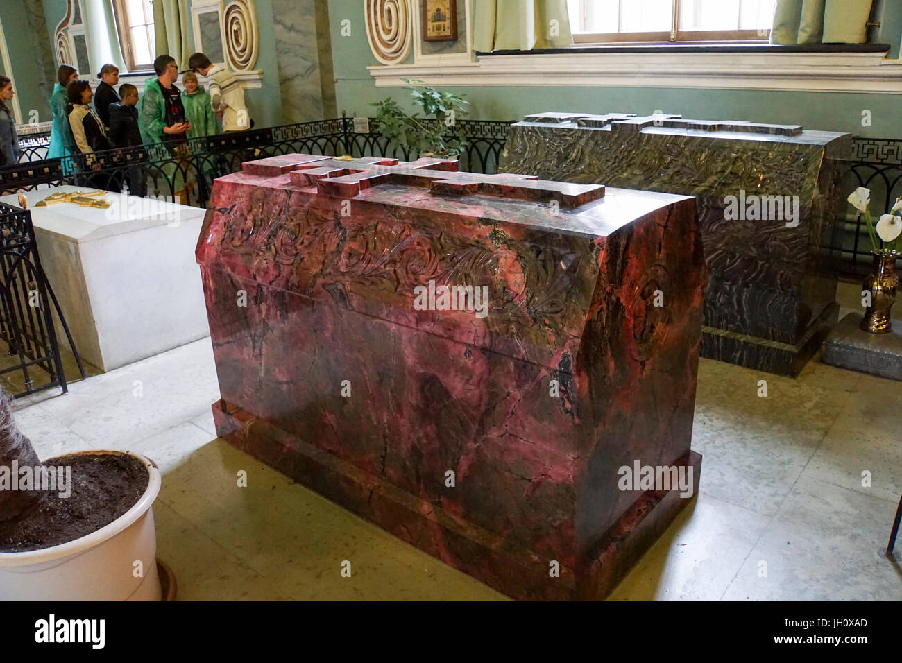 Interior of the Peter and Paul Fortress, St. Petersburg. Russia Stock Photo