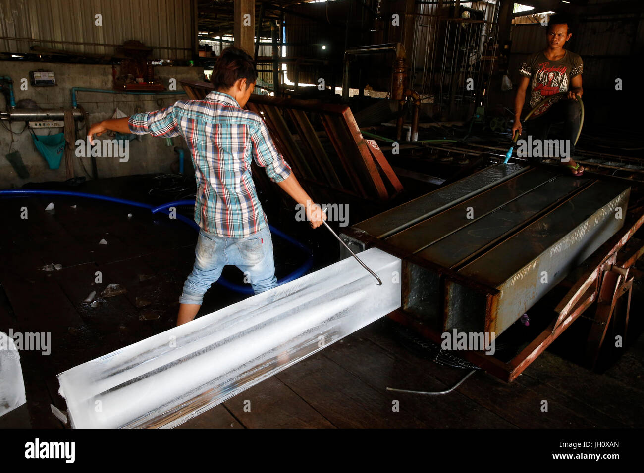 Ice factory in Battambang. Cambodia Stock Photo Alamy