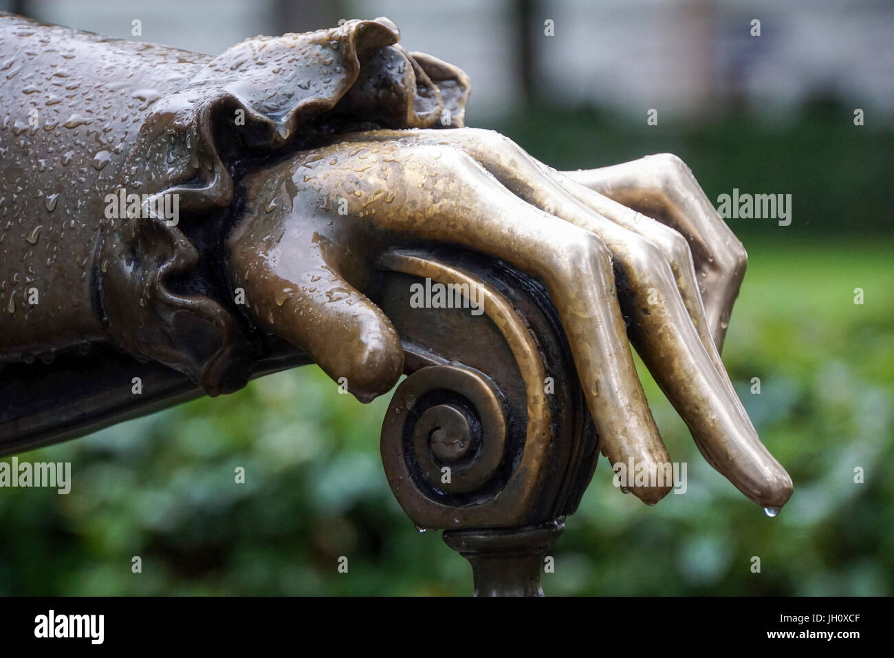 Close up of the Statue of Peter the Great in the Peter and Paul Fortress. Saint Petersburg, Russia Stock Photo