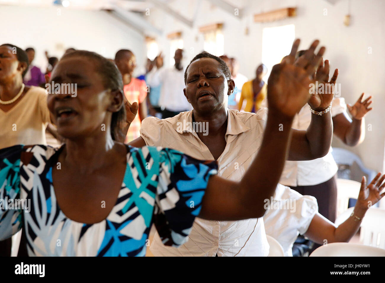 Masindi Miracle Centre church. Uganda. Stock Photo