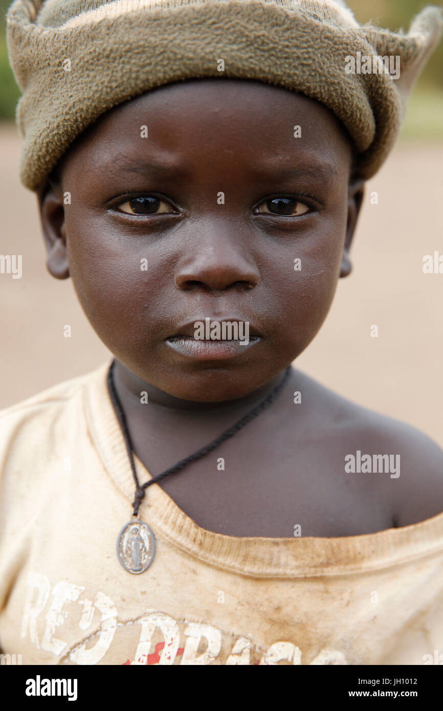 Ugandan catholic boy. Uganda Stock Photo - Alamy