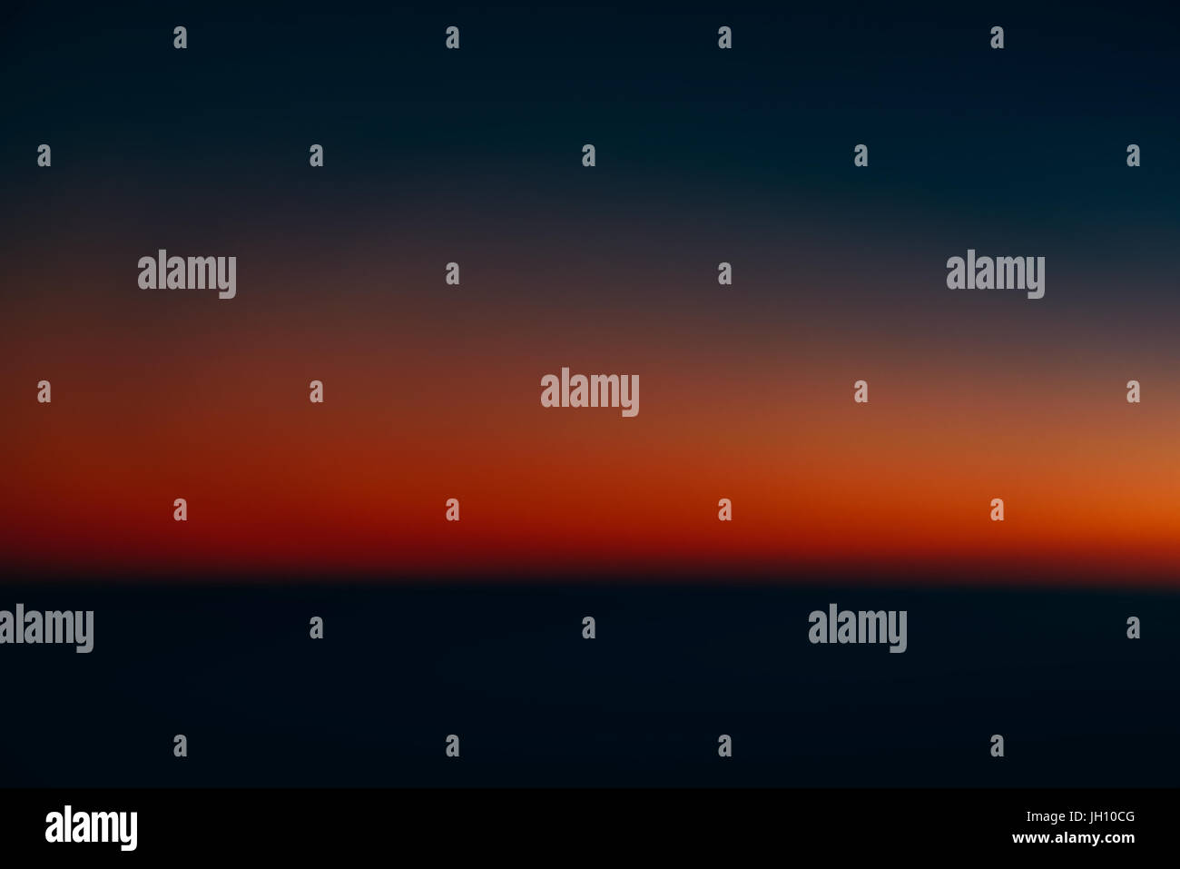 Aerial Photo Of Ocean Sunset Stock Photo - Alamy