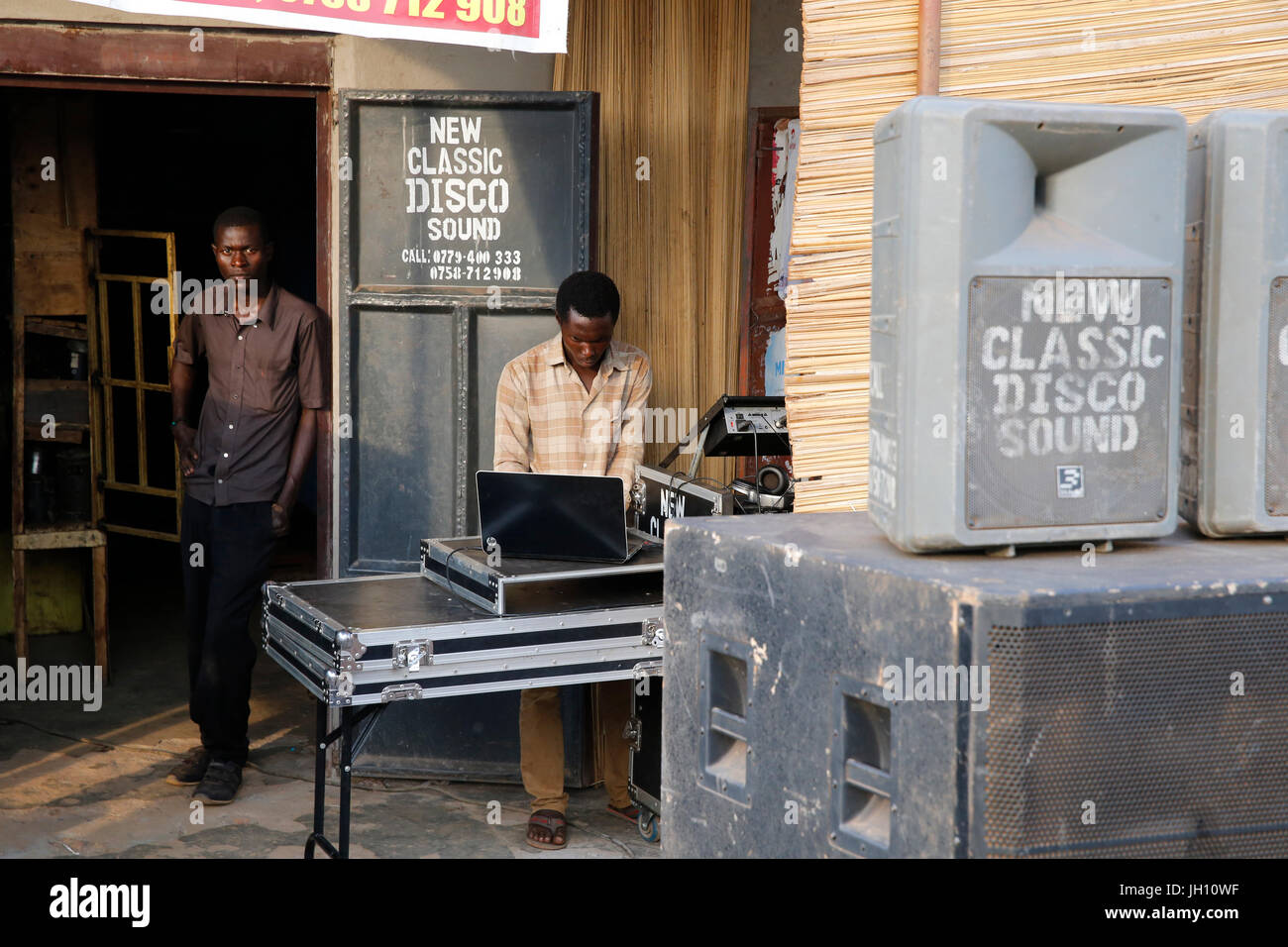 Sound system. Uganda Stock Photo Alamy